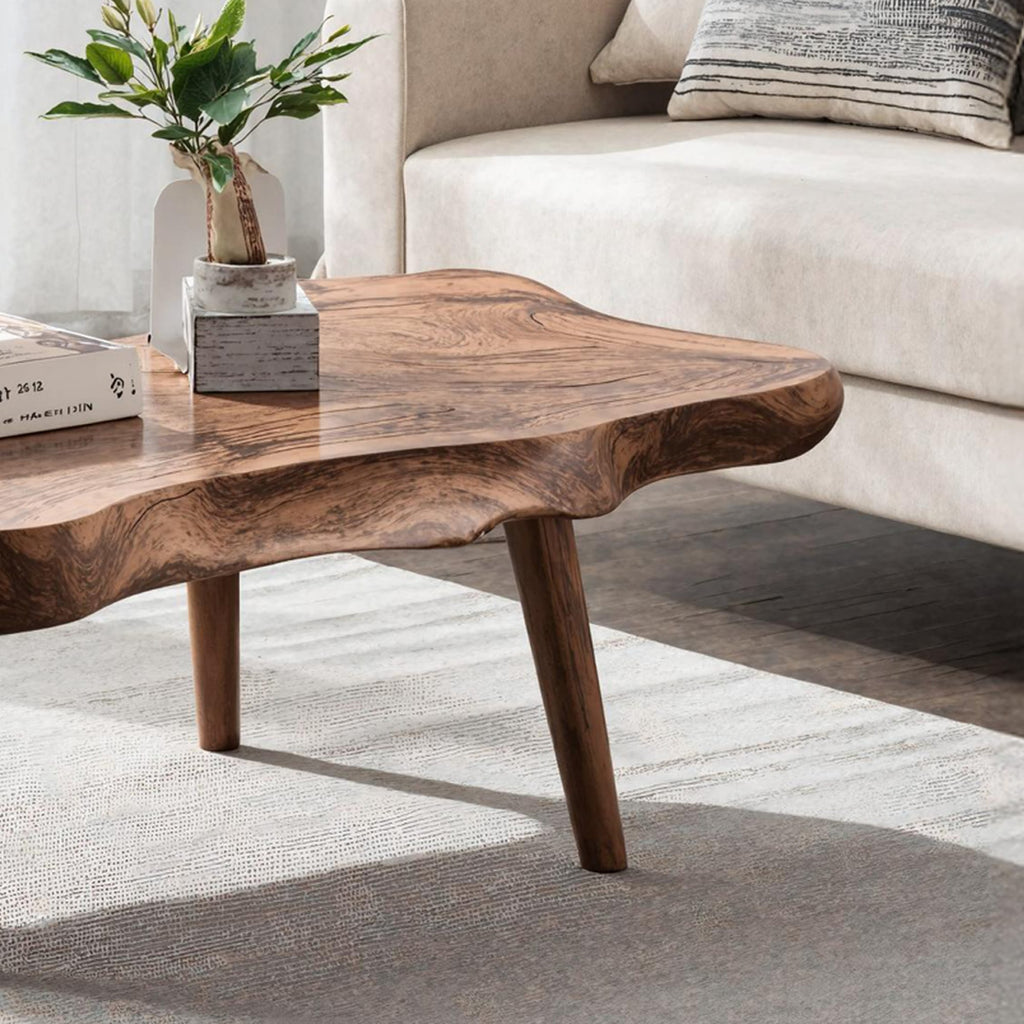 Mid Century Solid Coffee Table, solid wood, built to order