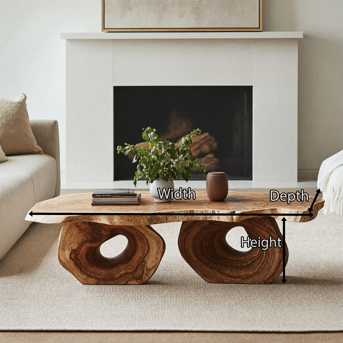 Antique Wood Coffee Table, solid wood, built to order