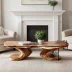 Farmhouse Coffee Table Antique Look, solid wood, built to order