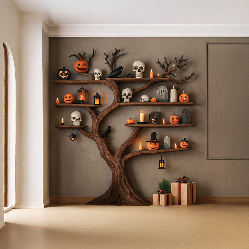 Bookcase Entryway Tree Bookshelf