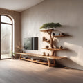 Solid Floating Entertainment TV Cabinet