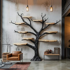 Organic Floating Bookshelf