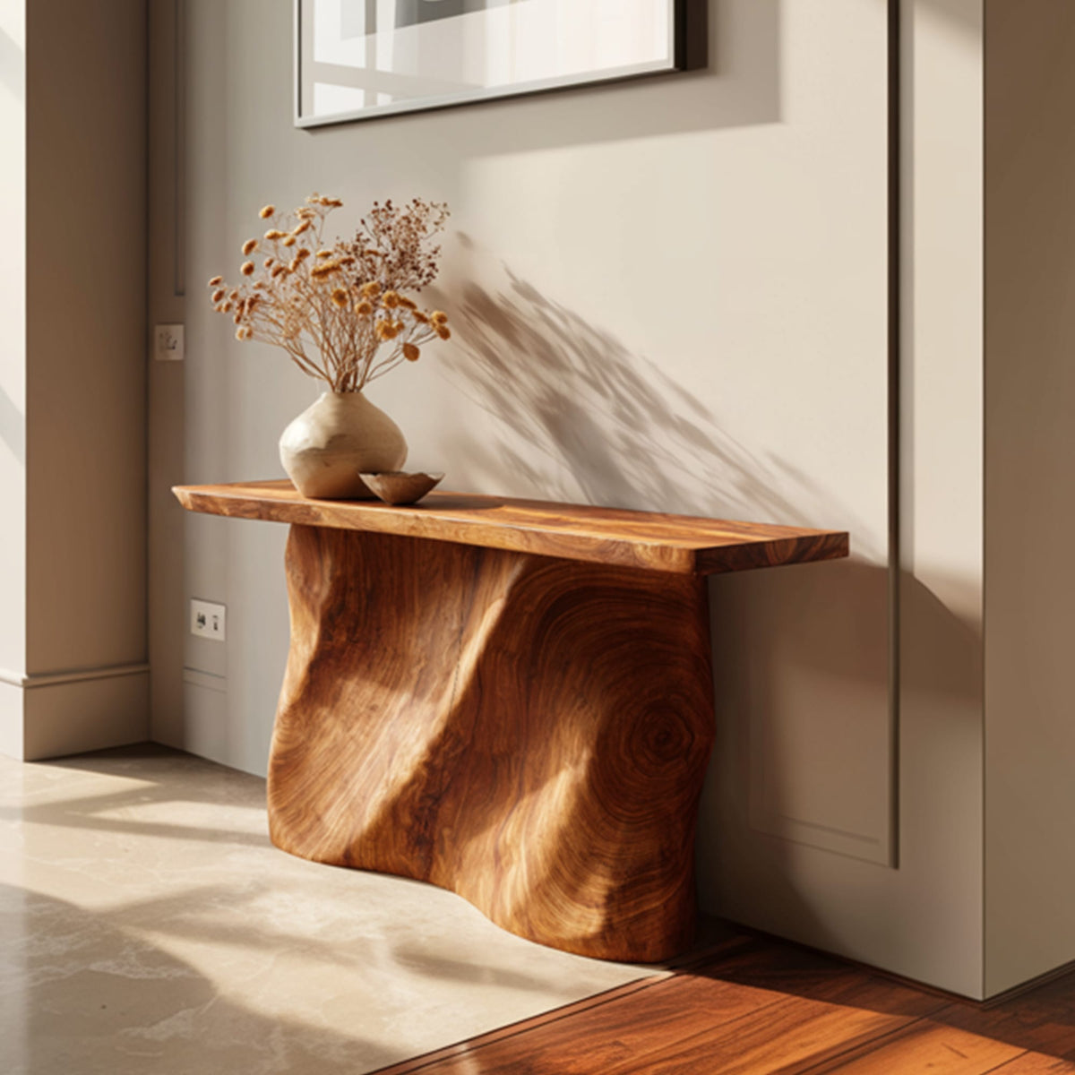Foyer Live Edge Console Table