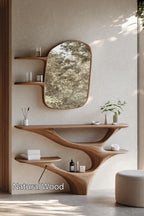 Mid Century Modern Vanity Table, solid wood, built to order