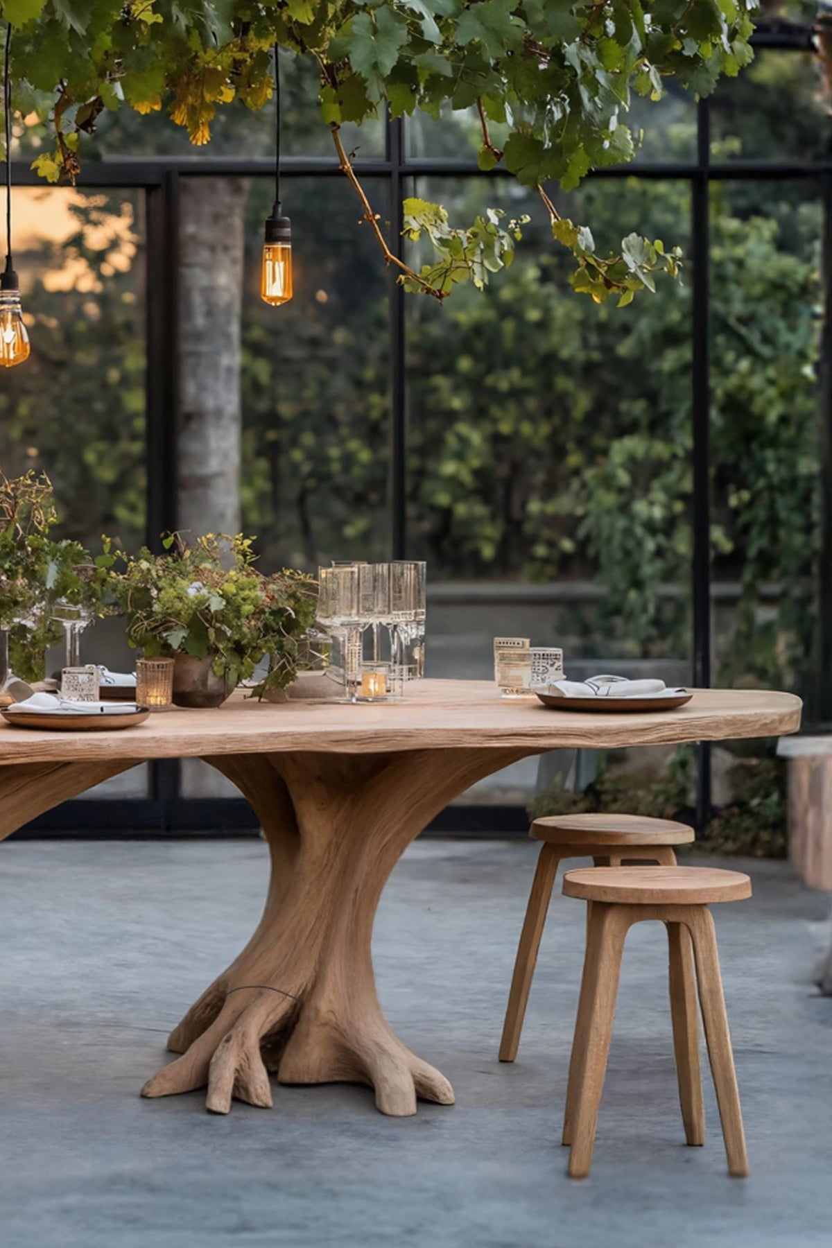 Square Mid Century Dining Table