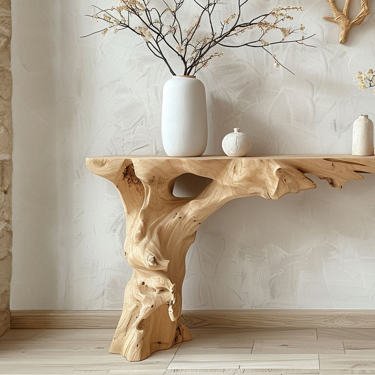 Farmhouse Entry Way Console Table Narrow Entryway, solid wood, built to order
