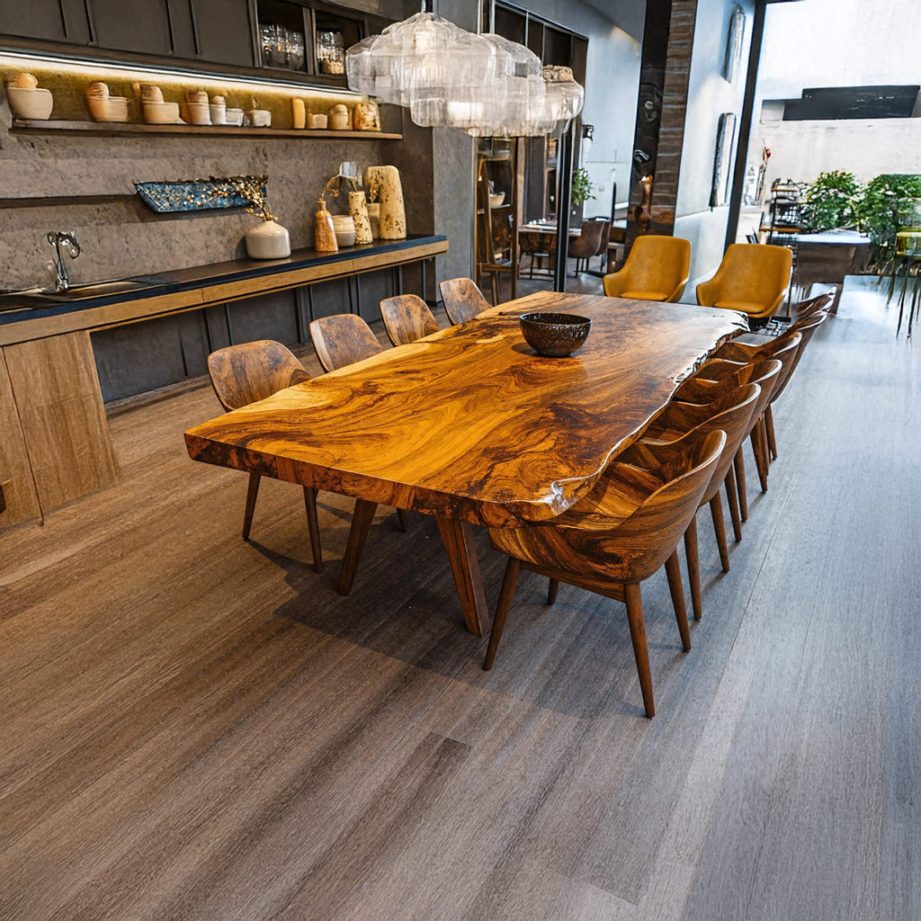 Minimalist Dining Table, solid wood, built to order