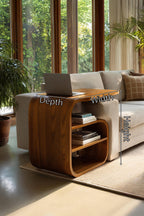 Handcrafted Side Table, solid wood, built to order