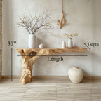 Farmhouse Entry Way Console Table Narrow Entryway, solid wood, built to order