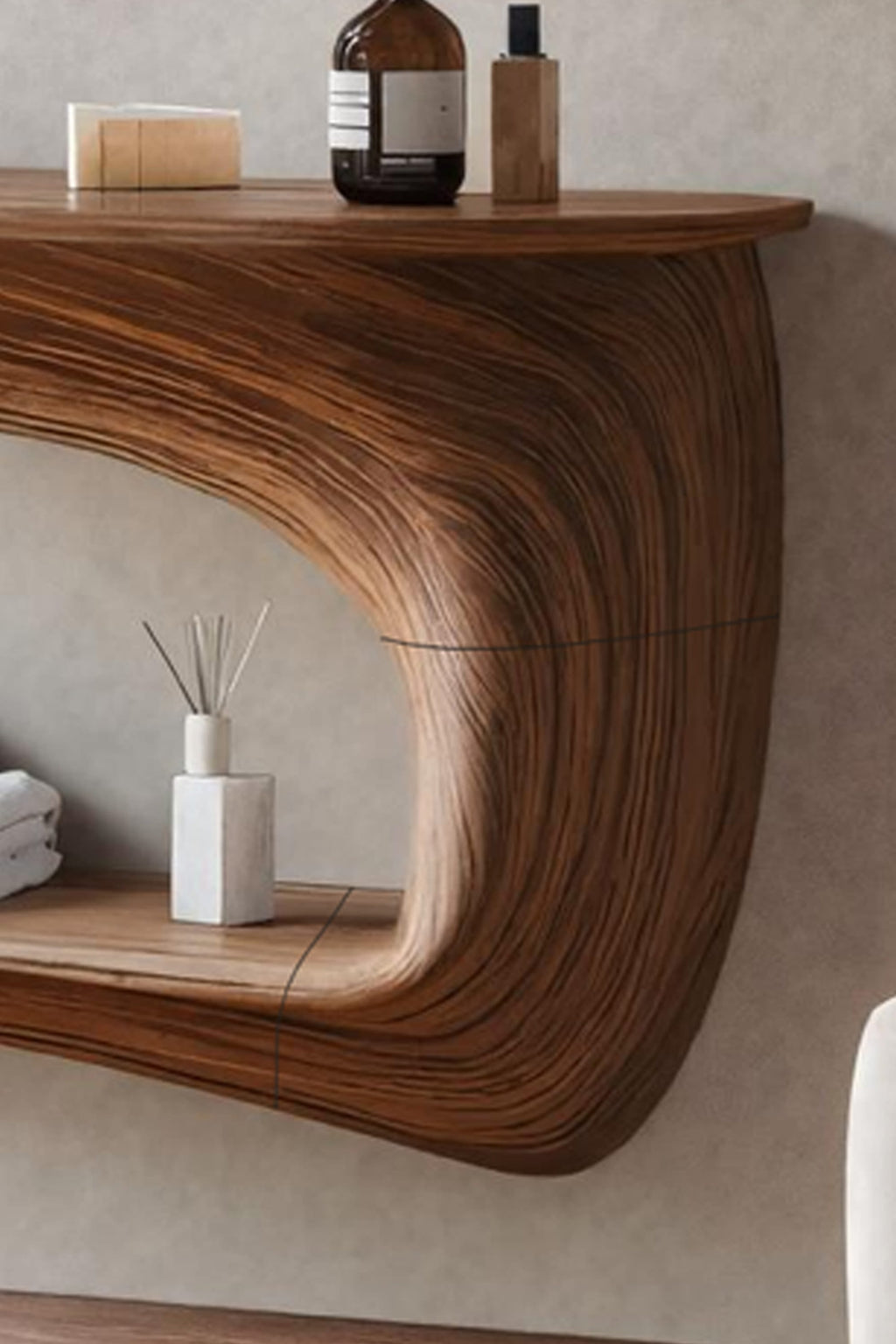 Solid Dressing Storage Makeup Vanity