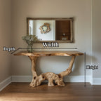 Reclaimed Console Table Decor, solid wood, built to order