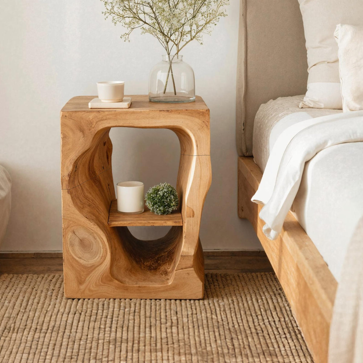 Chic Mid Century Nightstand