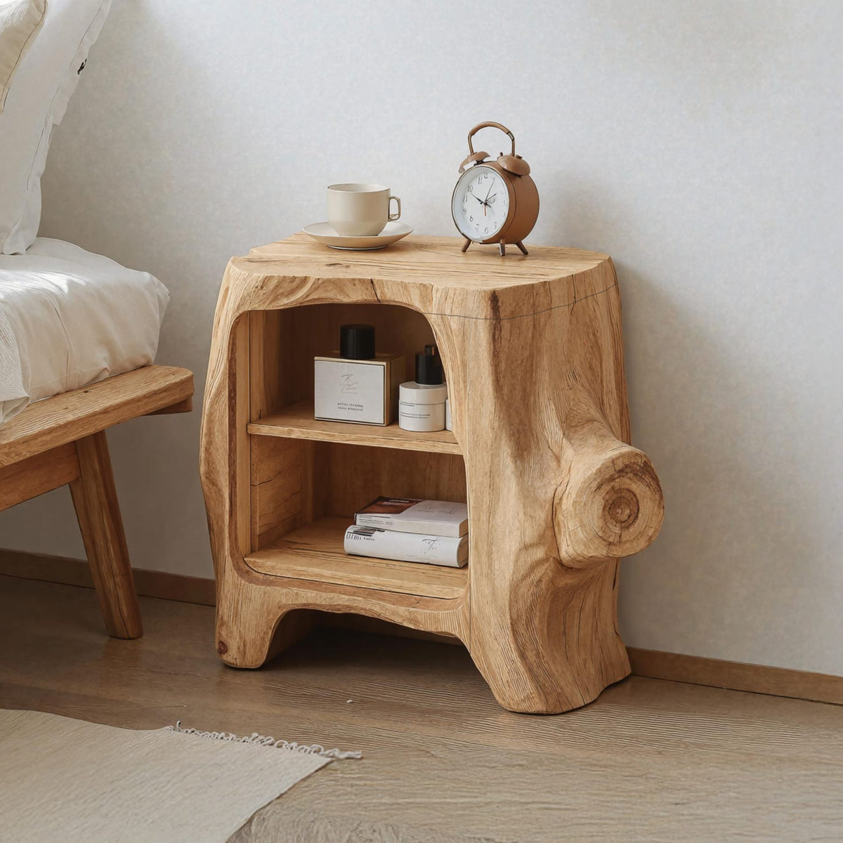 Handcrafted Nightstand, solid wood, built to order