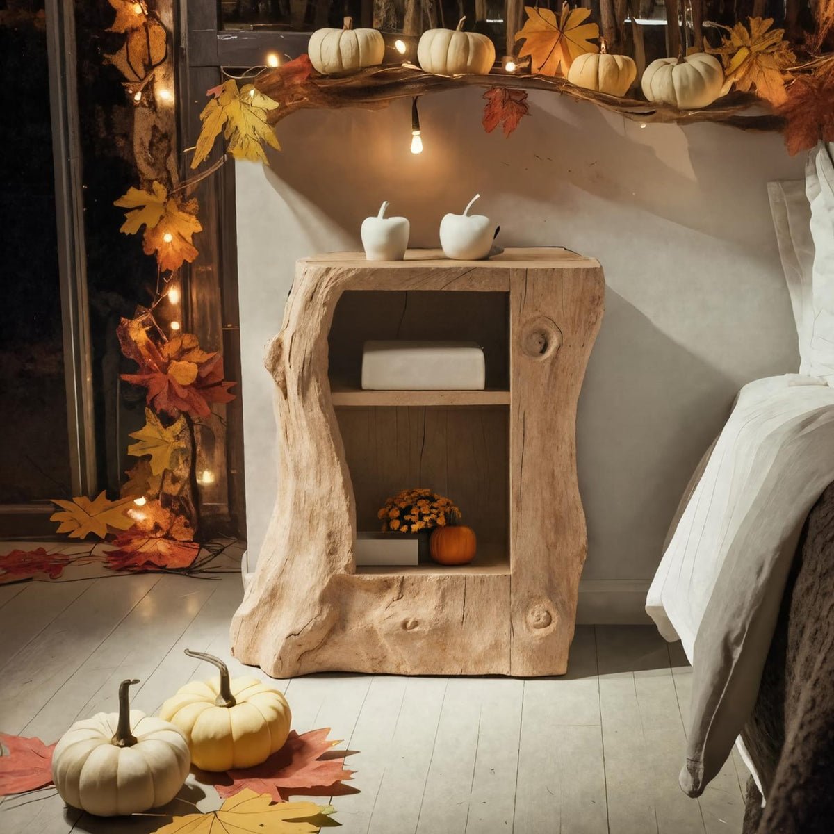 Handcrafted Nightstand, solid wood, built to order