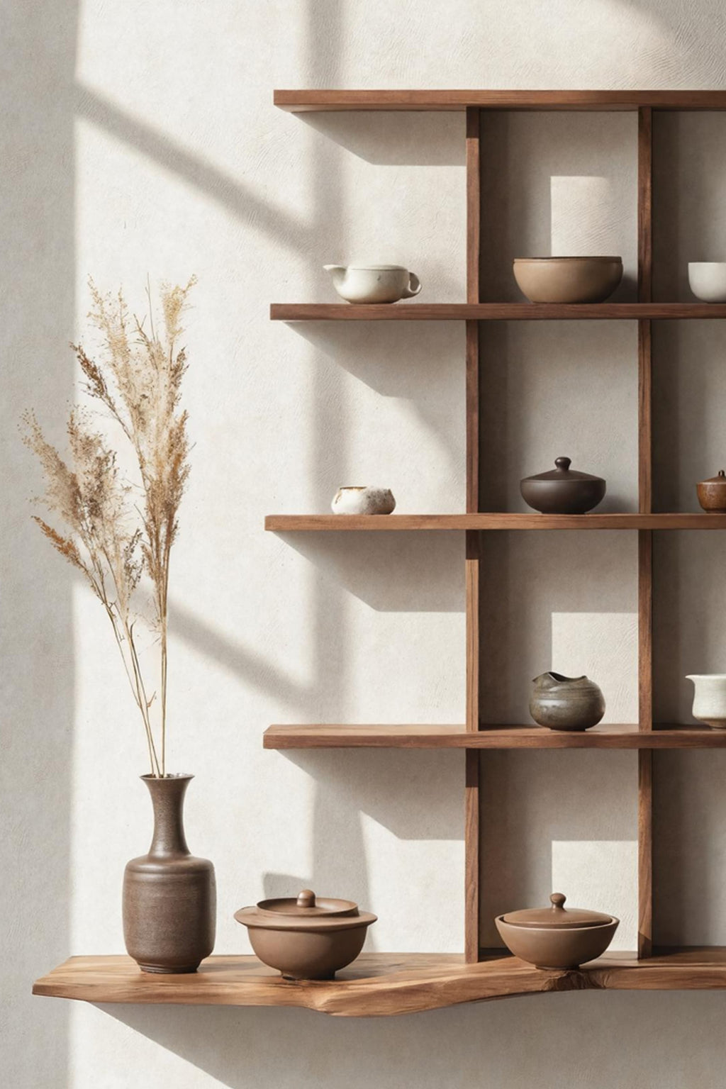 Live Edge Solid Floating Shelf