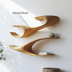 Live Edge Mounted Bookshelf
