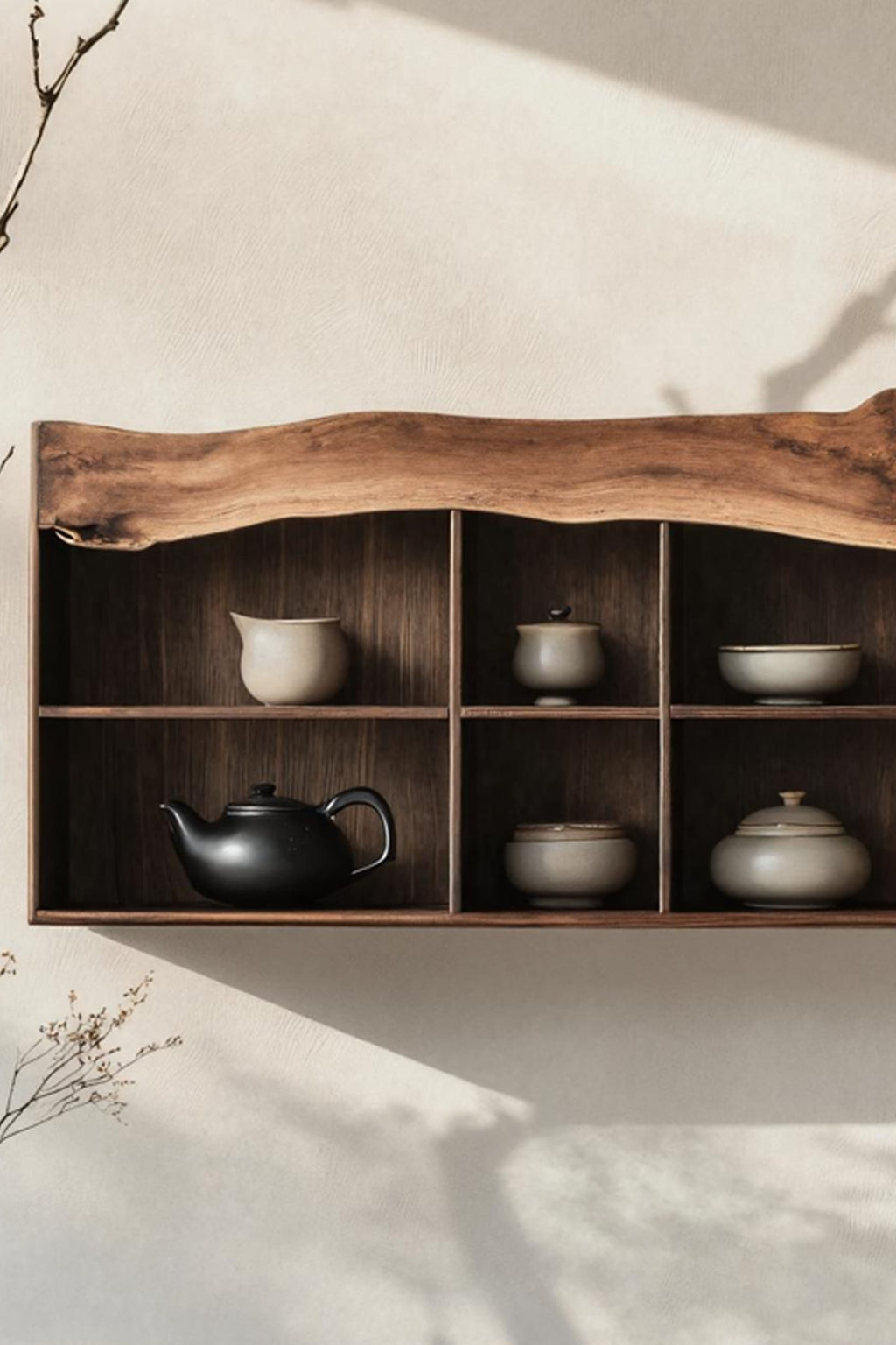 Mid Century Modern Floating Shelf