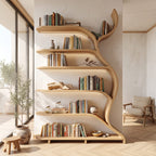 Tree Branch Bookshelf Solid Wall Gift, solid wood, built to order