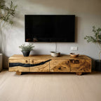 Live Edge Solid Entertainment TV Cabinet