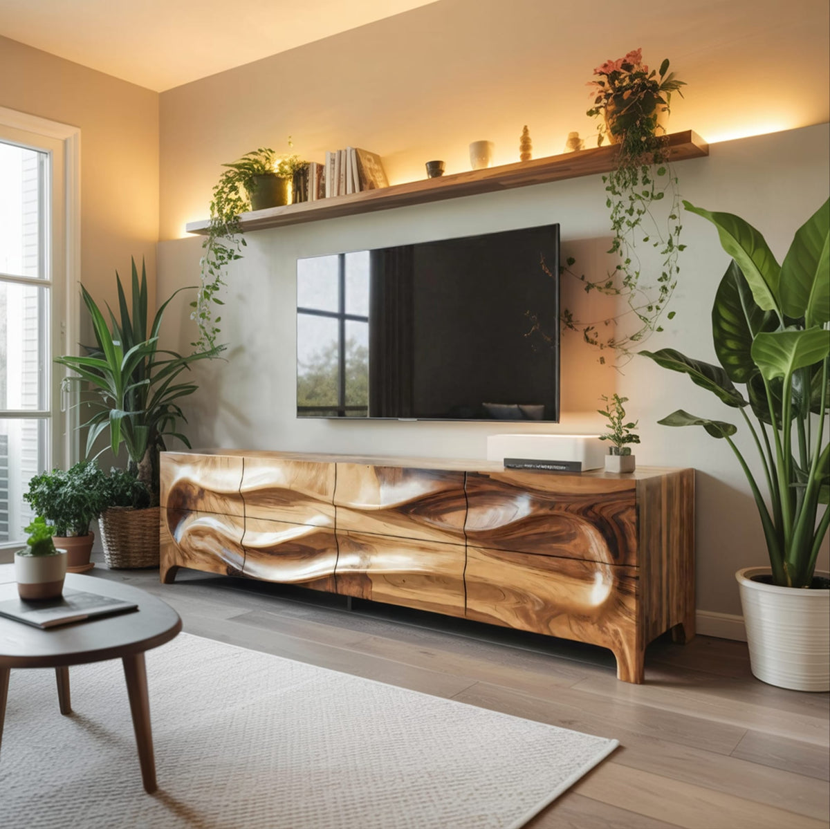 Wave Modern TV Cabinet