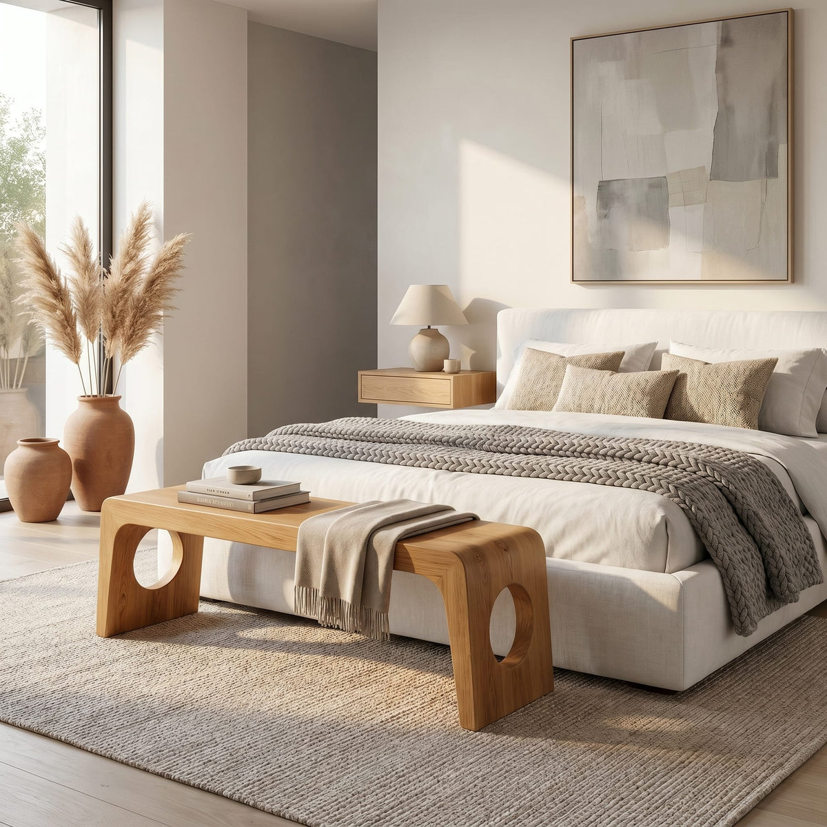 Sculptural Minimal Bench