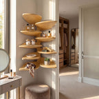 Leaf-shaped Floating Wall Shelf