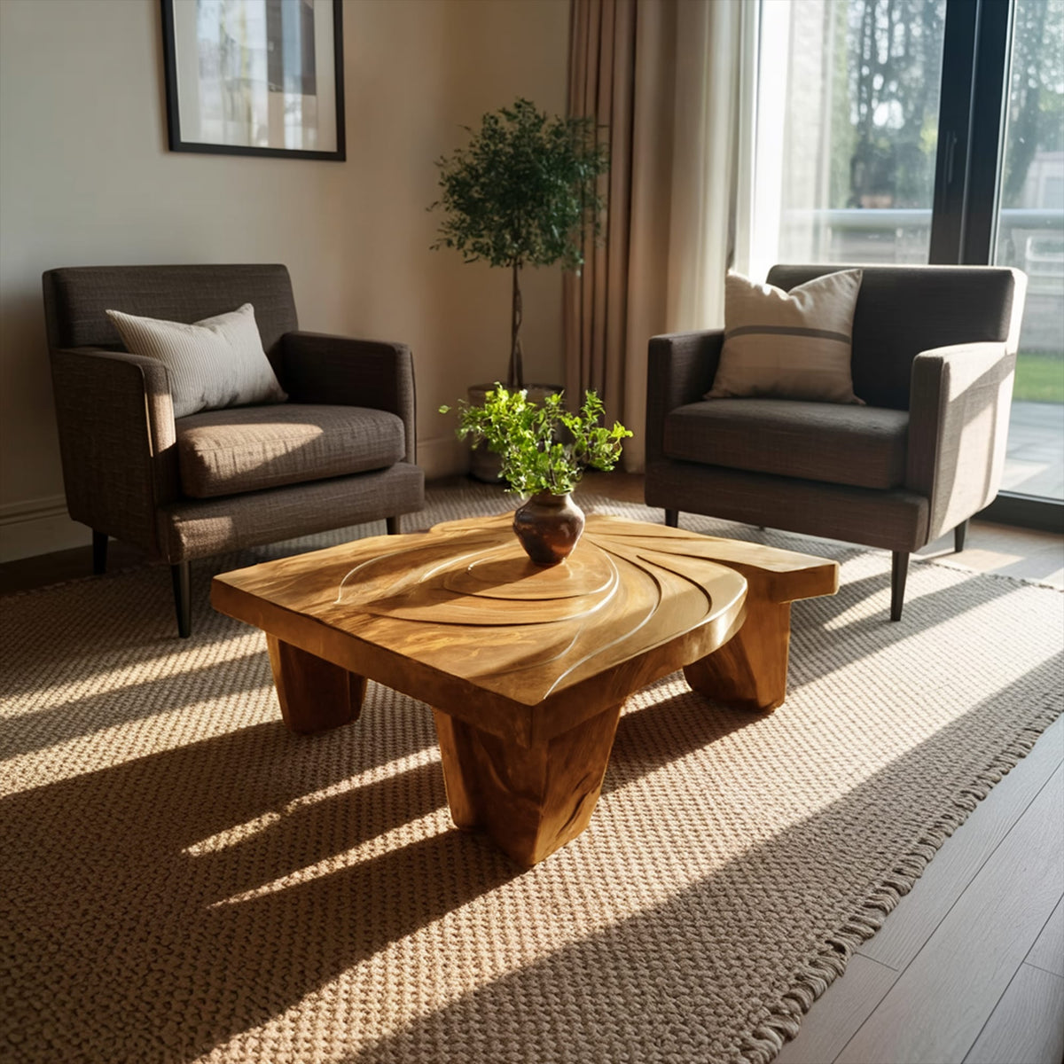 Mid Century Abstract Coffee Table