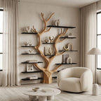 Sculptural Tree-inspired Tree Bookshelf