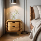 Sculptural Floating Nightstand