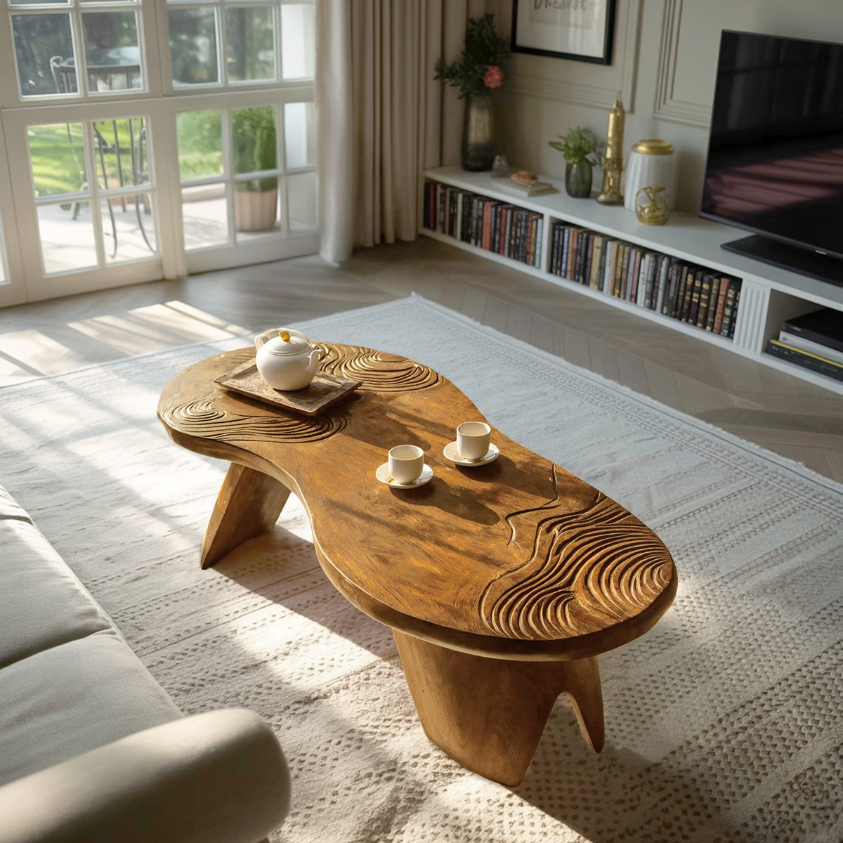 Irregular Live Edge Coffee Table