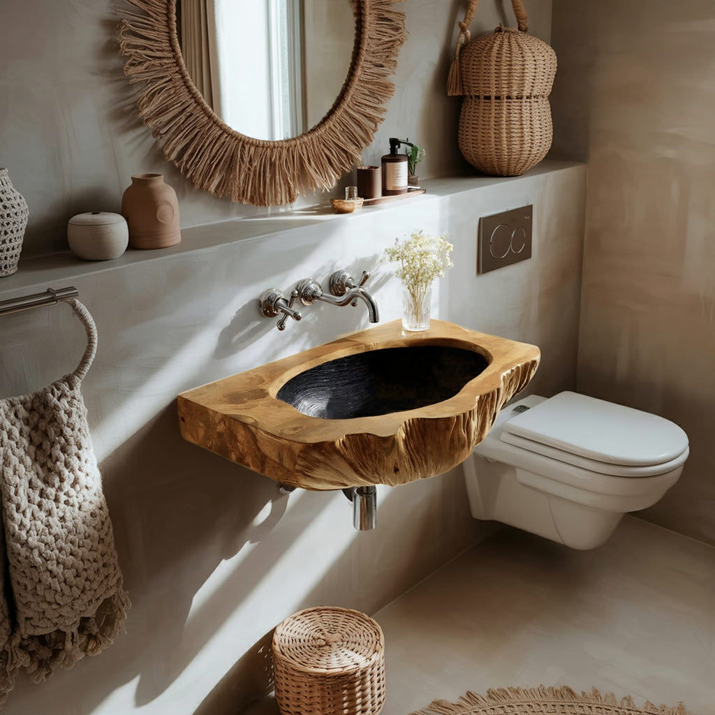 Mid Century Floating Wash Vanity