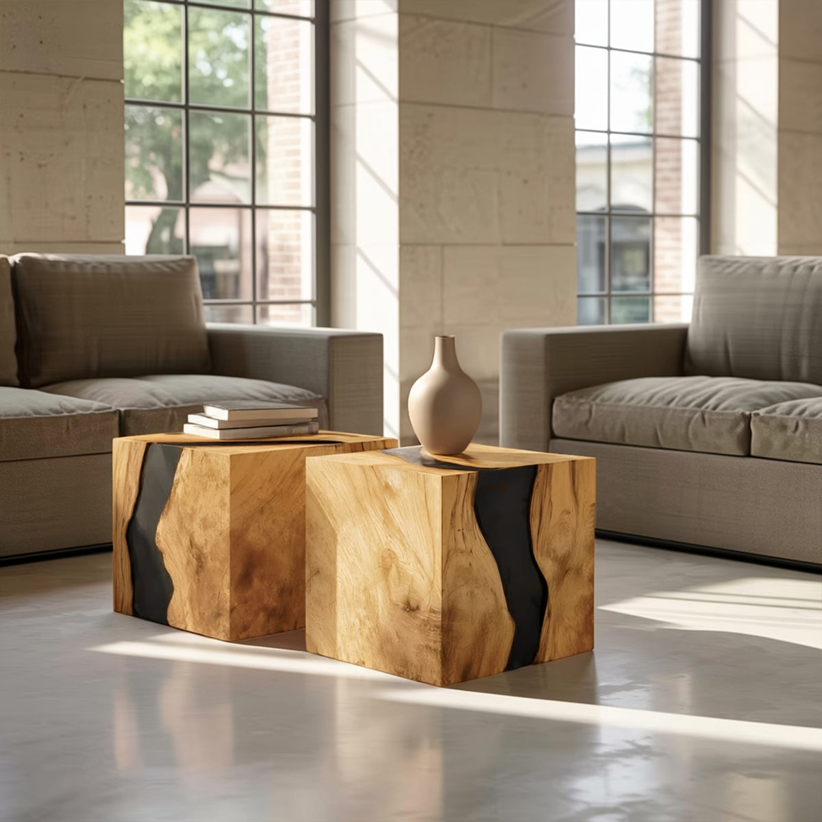 Solid Block Coffee Table