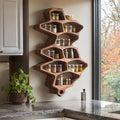 Farmhouse Style Spice Storage Cabinet, solid wood, built to order