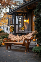 Solid Festive Bench