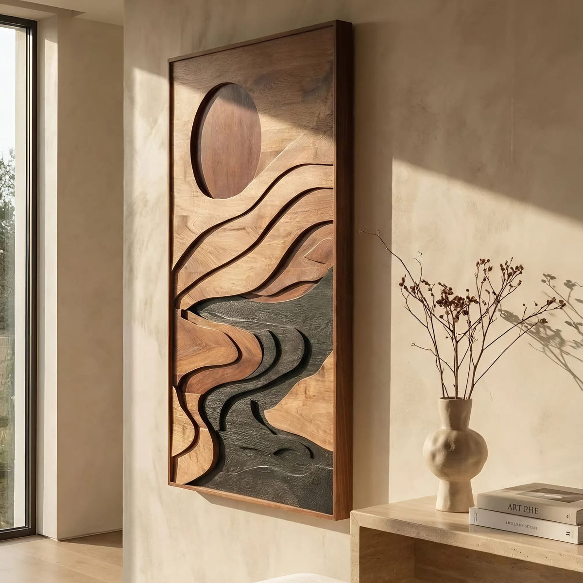 Mid Century Flowing Wall Art