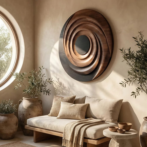 Minimalist Organic Wall Decor, solid wood, built to order