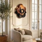 Mid Century Sculptural Geometric Wall Art