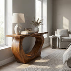 Sculpted Artistic Console Table