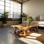 Live Edge Legs Coffee Table