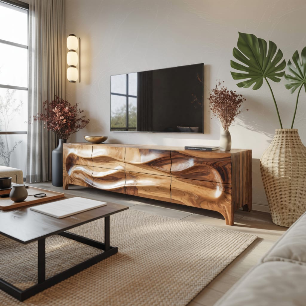 Wave Modern TV Cabinet