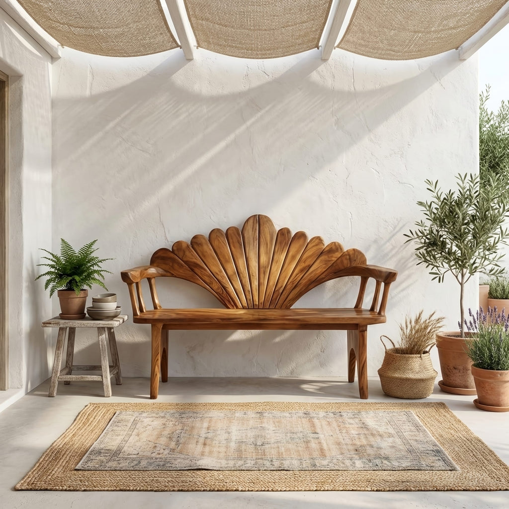Solid Foyer Bench
