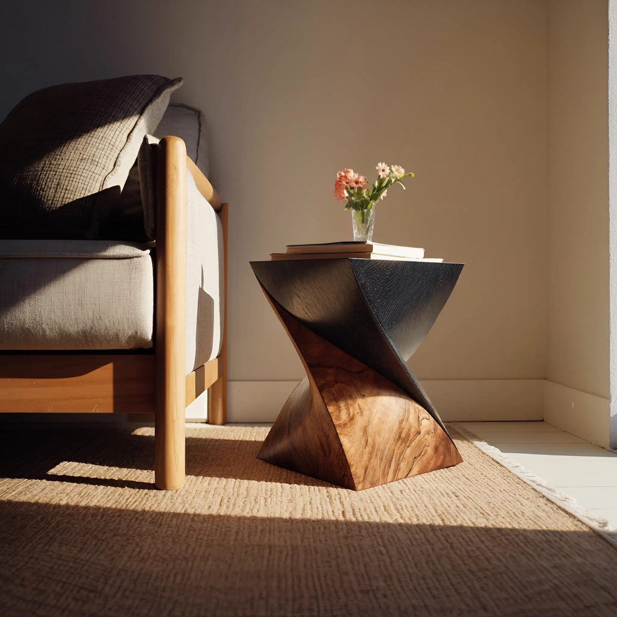 Artistic Sculptural Side Table