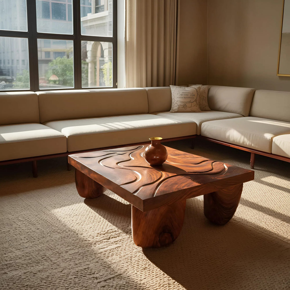 Mid Century Irregular Coffee Table