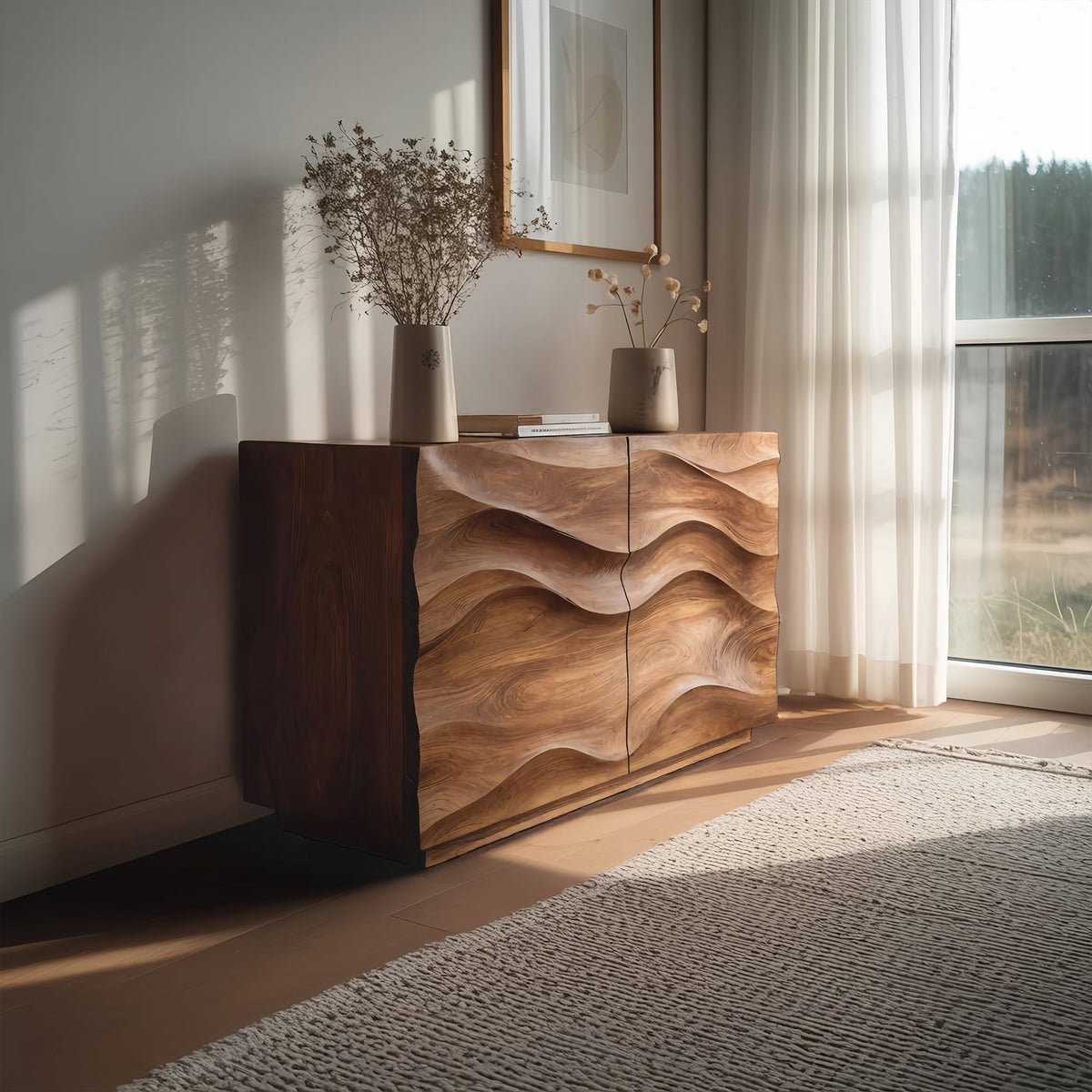 Sculptural Contemporary Sideboard