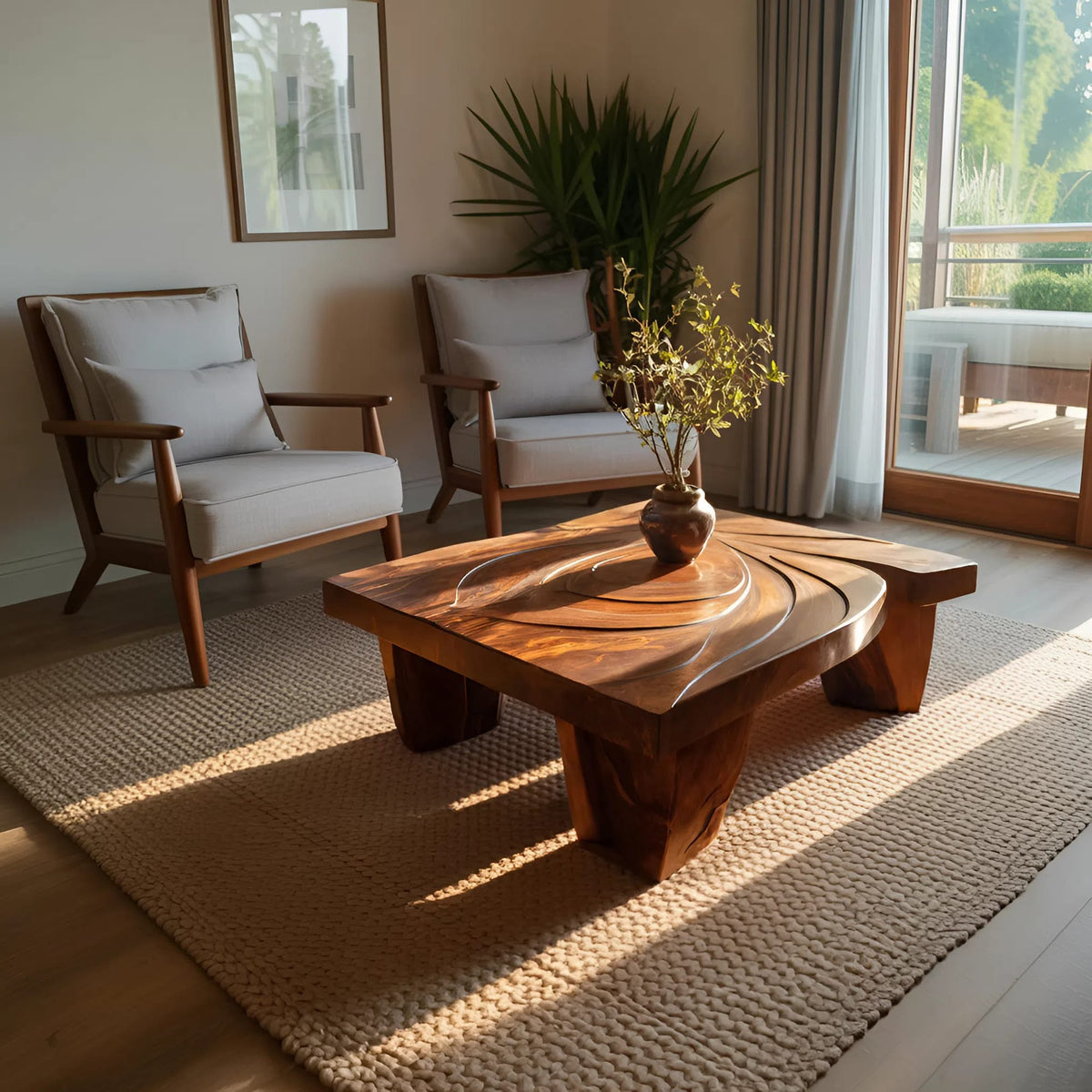 Mid Century Abstract Coffee Table