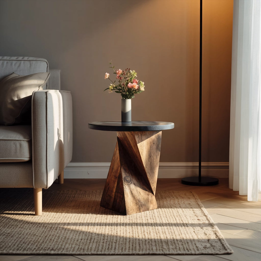 Farmhouse End Table, solid wood, built to order