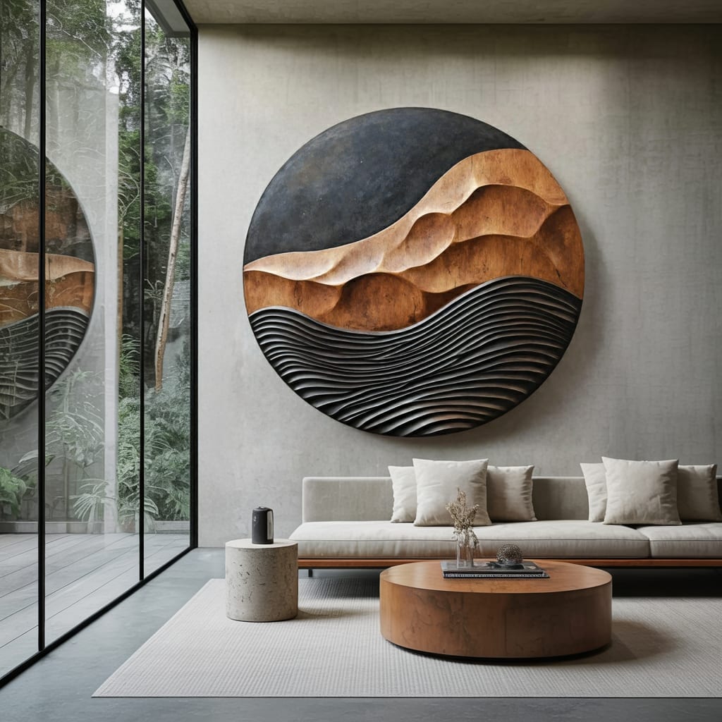 Reclaimed Slices Wall Art