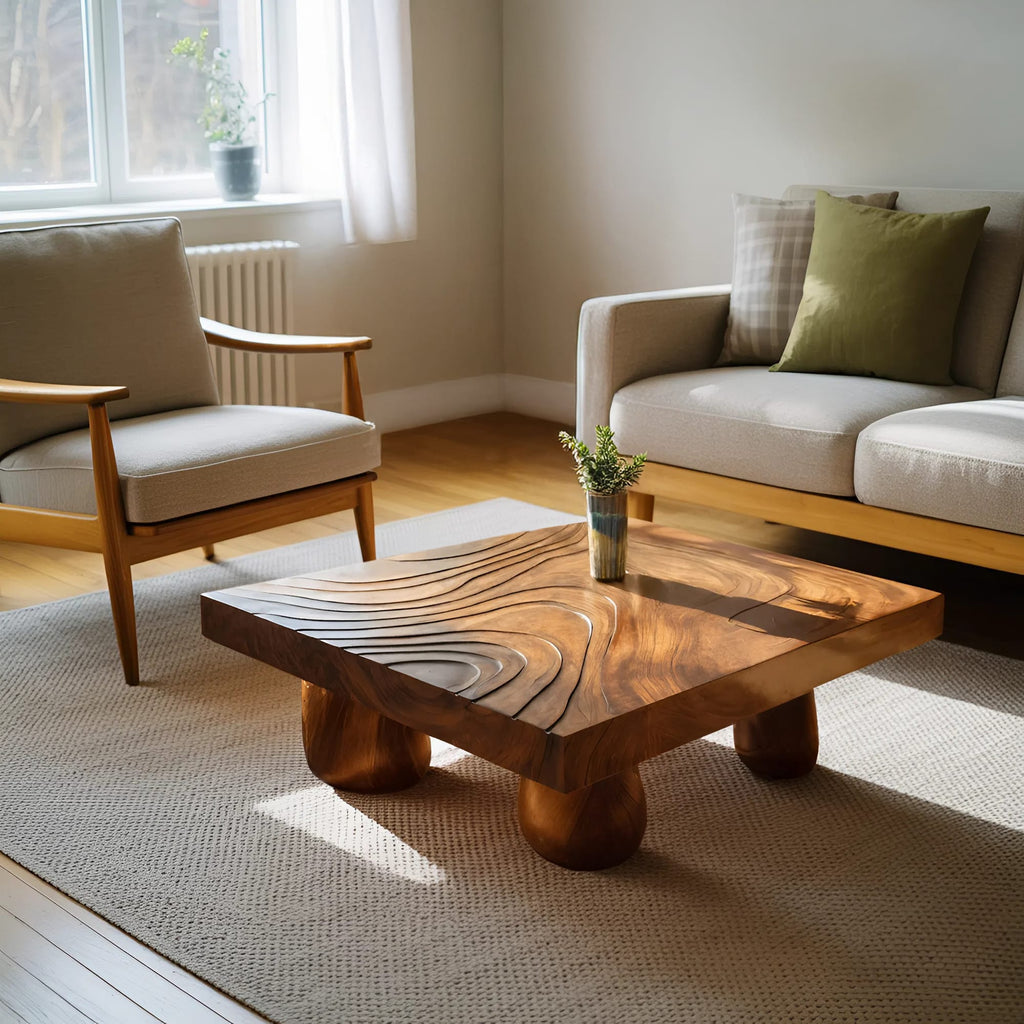 Live Edge Accent Coffee Table
