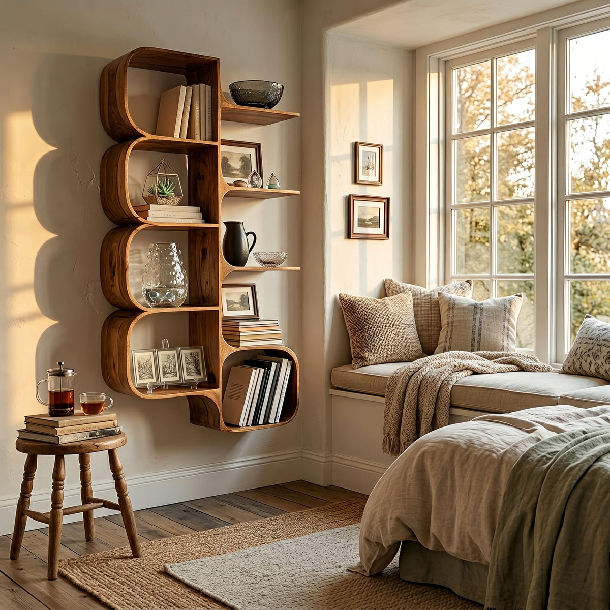 Minimal Dish Floating Shelf