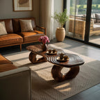 Live Edge Abstract Accent Coffee Table